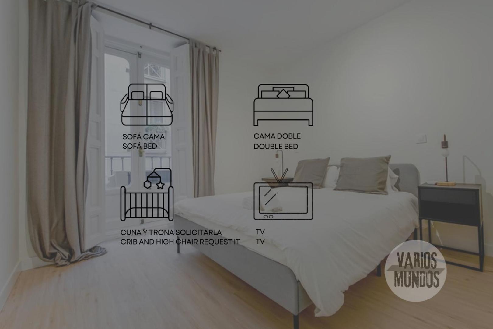 Modern Apt Para 6Pax En La Plaza De Tirso-Centro E1 Madryt Zewnętrze zdjęcie