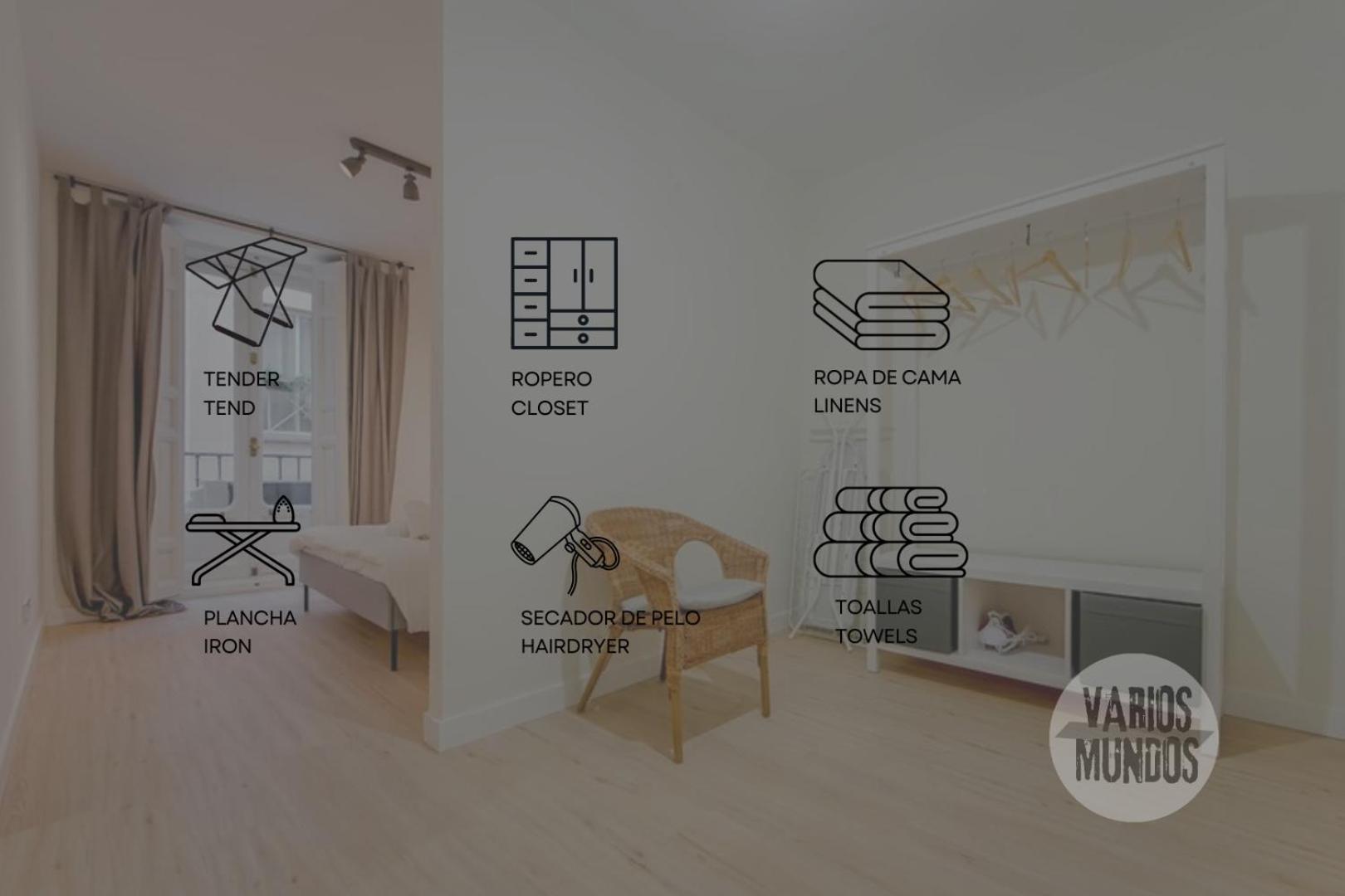 Modern Apt Para 6Pax En La Plaza De Tirso-Centro E1 Madryt Zewnętrze zdjęcie