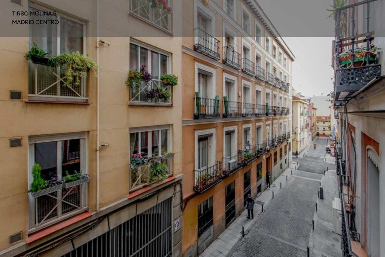 Modern Apt Para 6Pax En La Plaza De Tirso-Centro E1 Madryt Zewnętrze zdjęcie
